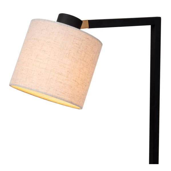 Lucide LESLEY - Floor lamp - 1xE27 - Black - detail 1